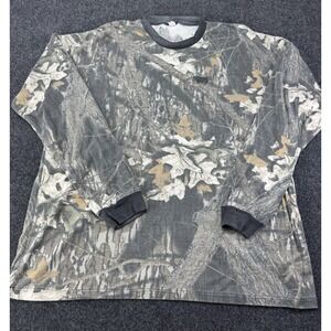 Contain Camo Long Sleeve Shirt XXL Made in USA Hunting Coolmax Realtree Style